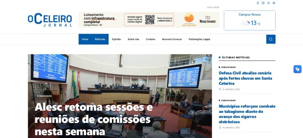Prévia do case Jornal Celeiro