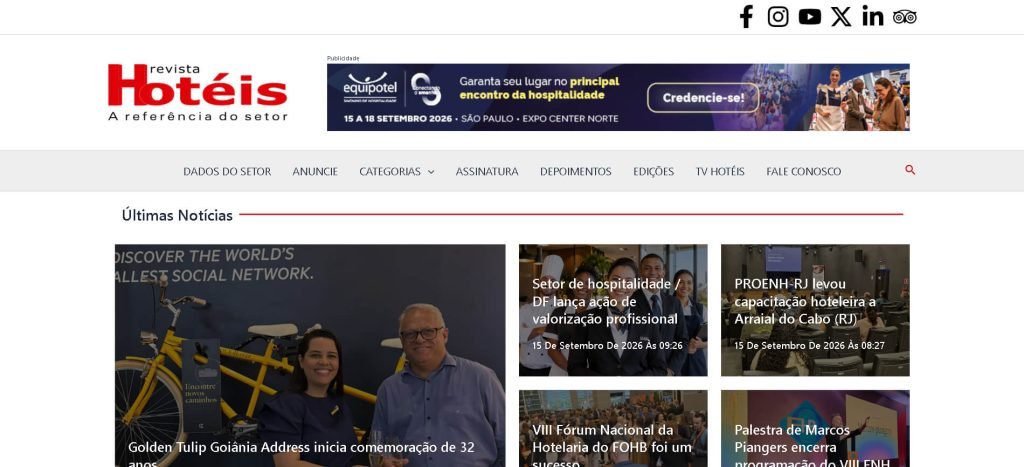 Prévia do case Revista Hotéis